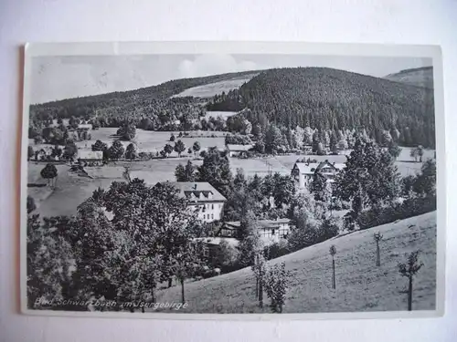 Alte AK Bad Schwarzbach Isergebirge [C718]