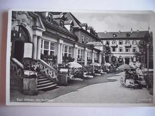 Alte AK Bad Steben Am Kurhaus [C722]