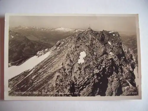 Alte AK Oberstdorf Nebelhorngipfel [C800]