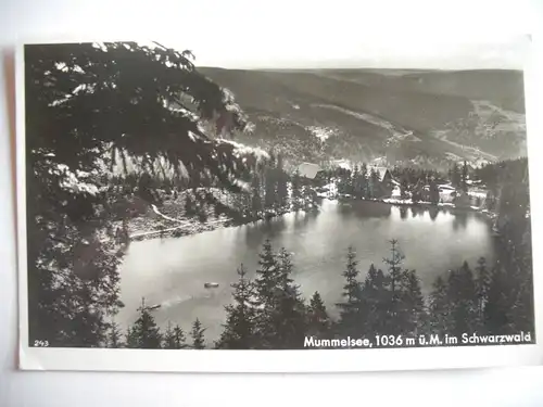 Alte AK Mummelsee Schwarzwald [C508]