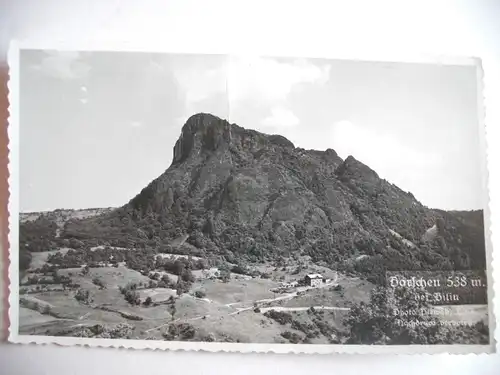 Alte AK Borschen Bilin Boren Böhmen (m. Knick) [C552]