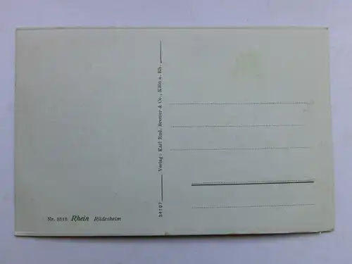 Alte AK Rüdesheim  um 1925 [aT476]