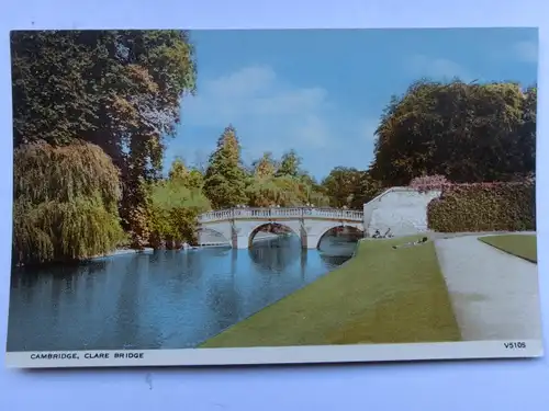 Alte AK Cambridge Clare Bridge [aT503]