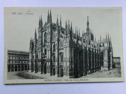 Alte AK Milano Mailand Duomo Dom [aT527]