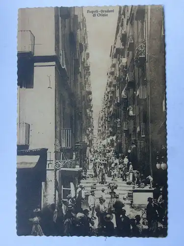 Alte AK Napoli Gradoni di Chiaia [aT531]