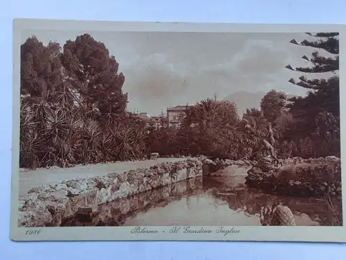 Alte AK Palermo Il Giardino Inglese [aT532]