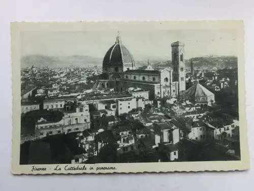Alte AK Firenze Florenz La Cattedrale in Panorama [aT548]
