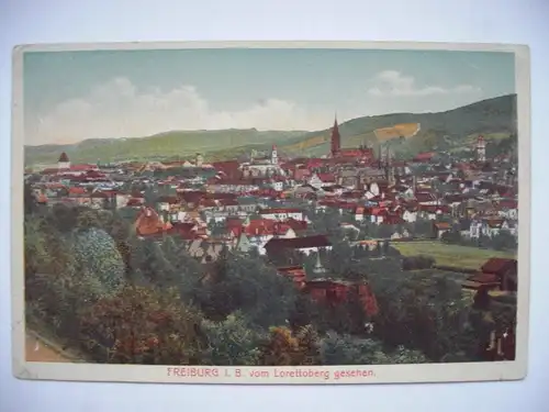 Alte AK Freiburg Breisgau Schwarzwald gel. 1921 [C101]