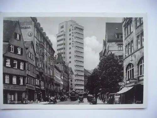 Alte AK Stuttgart Tagblatt Turmhaus [C98]