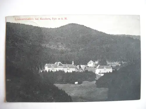 Alte AK Luisenheim bei Kandern um 1915 [C201]