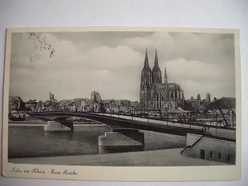 Alte AK Köln Neue Brücke [C261]