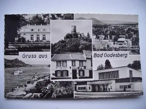 Alte AK Bad Godesberg Mehrbildkarte [C301]