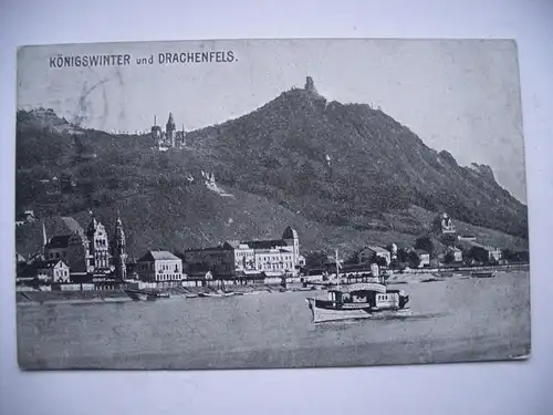 Alte AK Königswinter Drachenfels um 1910 [C302]