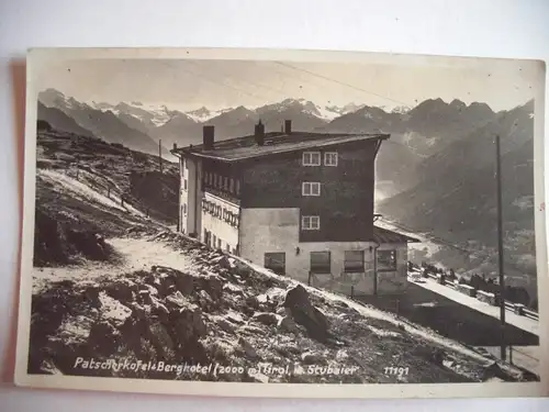 Alte AK Patscherkofel Berghotel Tirol [C789]