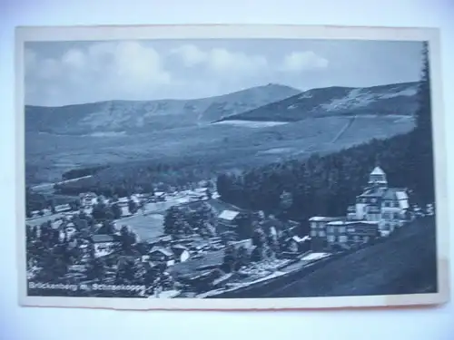 Alte AK Brückenberg mit Schneekoppe Schlesien [C328]
