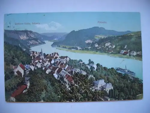 Alte AK Sächsische Schweiz Wehlen Pötscha um 1920 [C342]