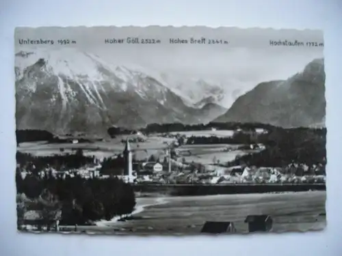 Alte AK Holzhausen Teisendorf  Hoher Göll Hohes Brett [C146]