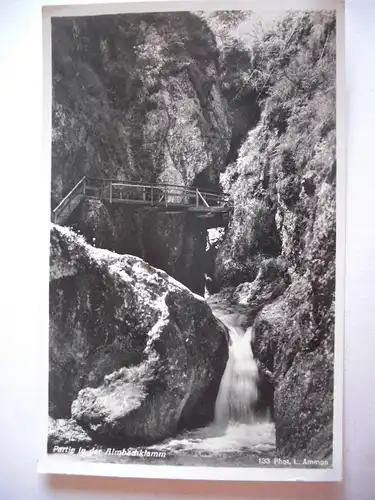 Alte AK Berchtesgaden Almbachklamm [C742]