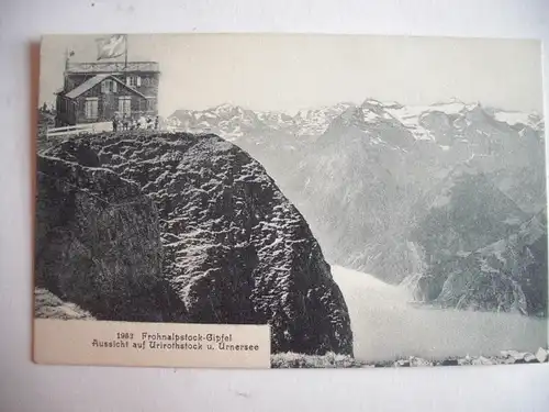 Alte AK Frohnalpstock Gipfel Urirothstock Urnersee Uri [C753]