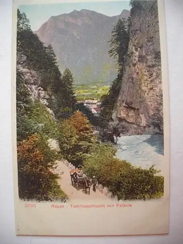 Alte AK Ragaz Taminaschlucht um 1930 [C759]