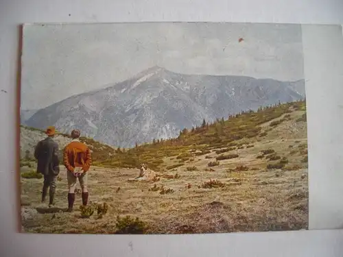 Alte AK Künstlerkarte Rax Schneeberg Camillo Kronich 1922 [C760]