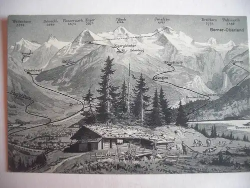 Alte AK Interlaken Berner Oberland [C782]