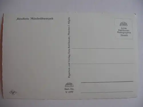 Alte AK Abtei Münsterschwarzach Schwarzach [A115]