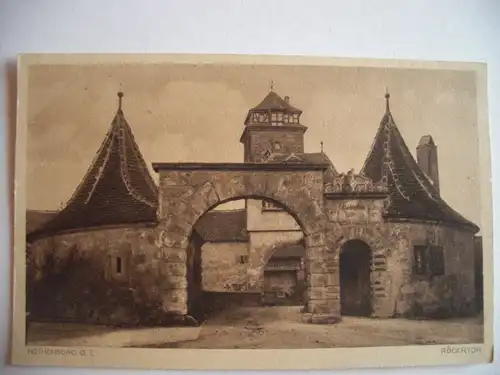 Alte AK Rothenburg ob der Tauber Rödertor [A127]