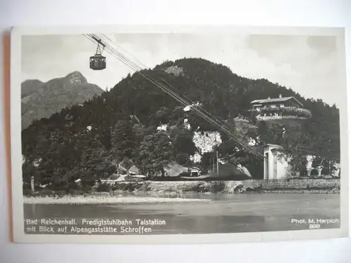 Alte AK Bad Reichenhall Predigtstuhlbahn Talstation [A137]