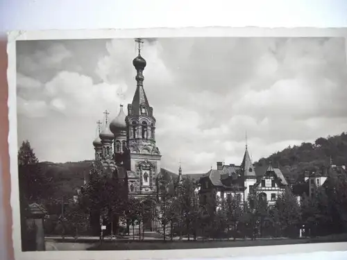 Alte AK Karlsbad Karlovy Vary Russische Kirche [A199]