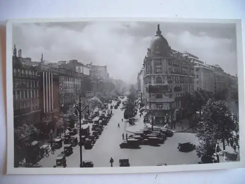 Alte AK Paris Boulevard des Italiens et Haussmann [905]