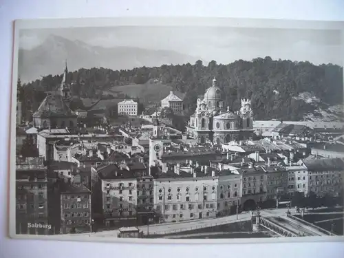 Alte AK Salzburg (Stempel „Gruß vom Augustinerbräustübl) [921]