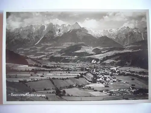 Alte AK Bischofshofen Gesamtansicht [922]