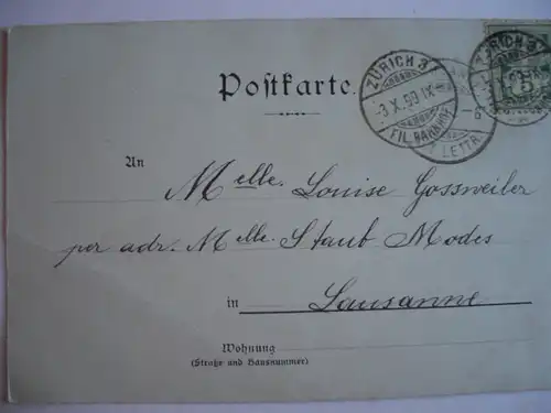 Alte AK Künstlerkarte Liedtext 1899 Weißt Du Mutter… [929]