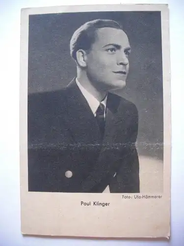Alte AK Schauspieler Paul Klinger [784]