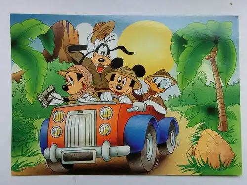 Alte AK Mickey Mouse Disney Lupo Donald Duck [aT563]