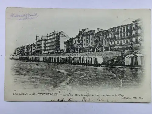 Alte AK Blankenberghe 1905 [aT577]