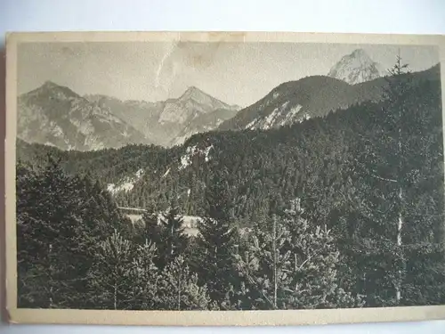 Alte AK Füssen Im Faulenbachertal [198]