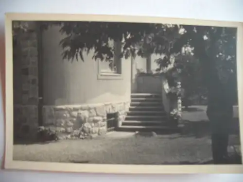 Alte AK Fotokarte Unbekanntes Gebäude Haus Ort  [255]
