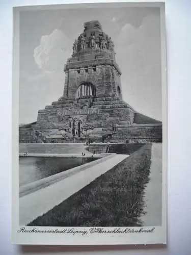 Alte AK Leipzig Völkerschlachtdenkmal [336]