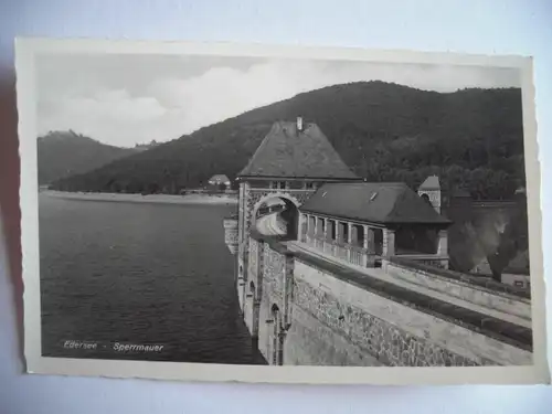 Alte AK Edersee Sperrmauer [342]