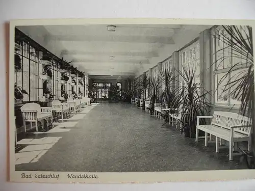 Alte AK Bad Salzschlirf Wandelhalle [350]