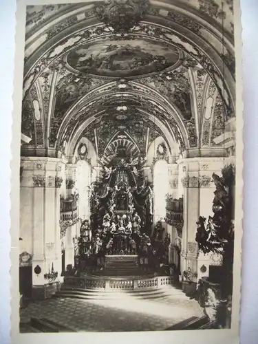 Alte AK Gößweinstein Inneres der Basilika [464]