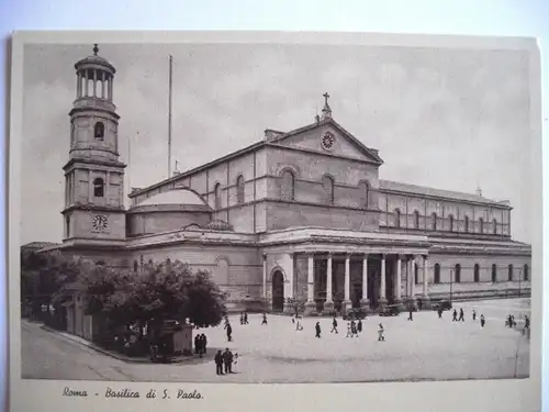 Alte AK Roma Rom Basilica di S. Paolo [524]
