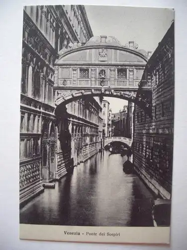 Alte AK Venedig Venezia Ponte dei Sospiri [531]