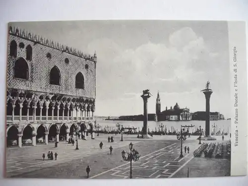 Alte AK Venedig Venezia Palazzo Ducale e l’Isola di S. Giorgio [542]