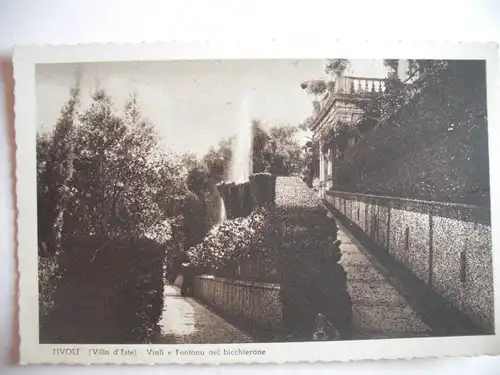 Alte AK Tivoli Rom Villa d’Este Fontana del bicchierone [557]