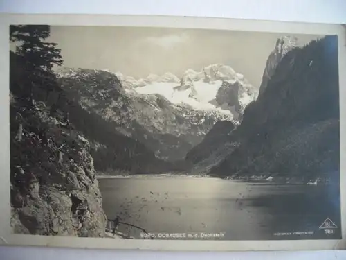Alte AK Vorderer Gosausee mit Dachstein [570]