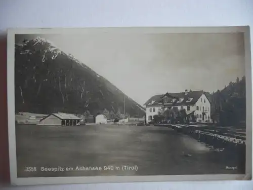 Alte AK Seespitz am Achensee  [582]