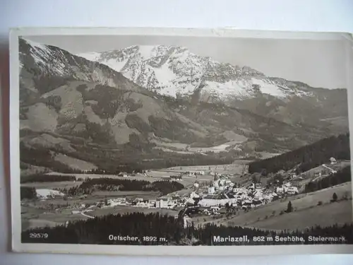 Alte AK Mariazell Oetscher Steiermark [583]